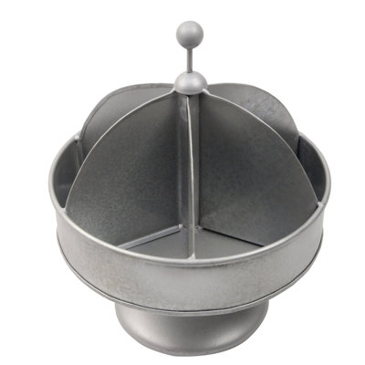 Metal Round Utensil Crock