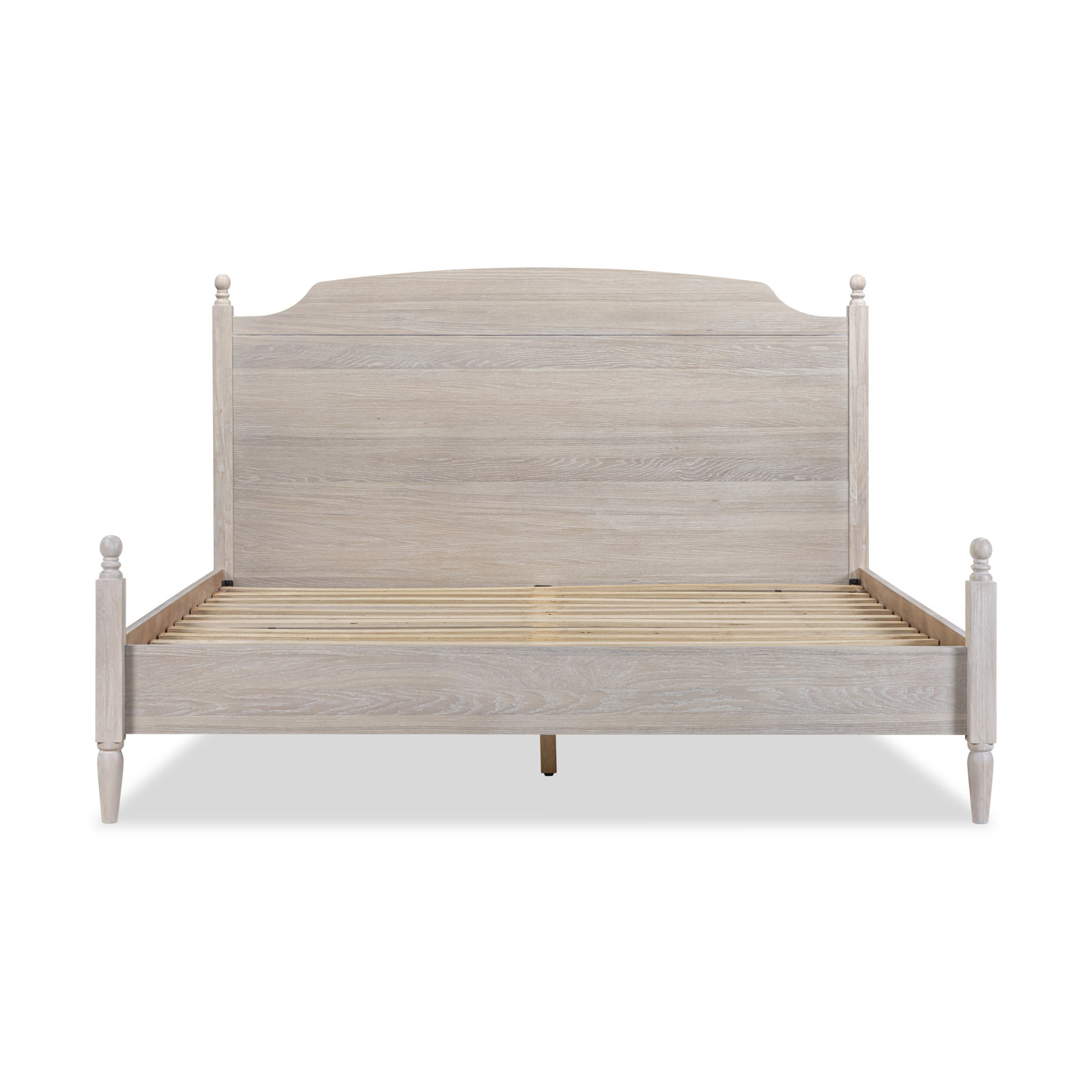 Portland Four Poster Bed, White, Queen