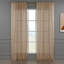 Extra Long & Extra Wide Faux Linen Sheer Curtain Single Panel-74614219-74614249