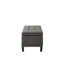 Banc de rangement capitonné à fermeture douce-924770825