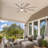 60'' 8-Blade Modern Farmhouse Large Room LED Windmill Ceiling Fan with Light and Remote-535302992