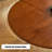 Chestnut colour Oval Solid Wood Dining table