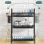 3-Tier Dish Drainer Rack with Drip Trays