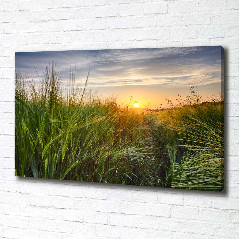 Wheat Field - Wrapped Canvas Print
