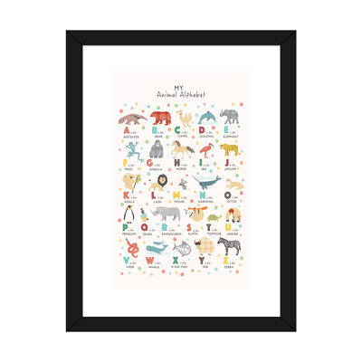 Animal Alphabet - impression d'art graphique