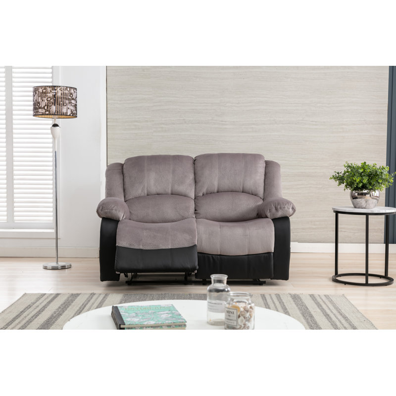 Causeuse Alizzon, Mélange de polyester gris