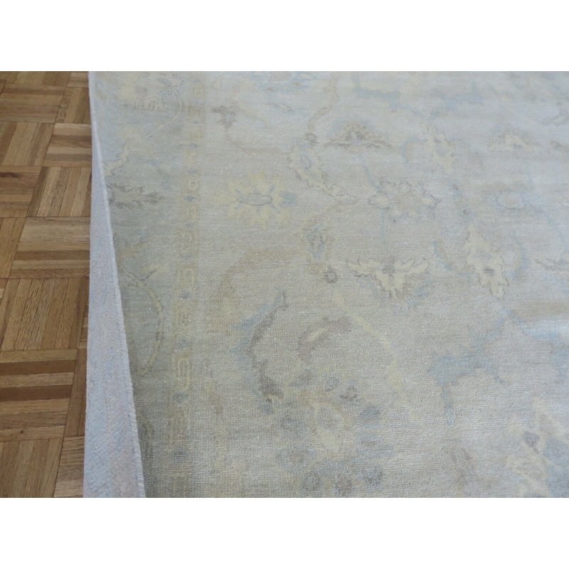 Tapis oriental turc Oushak noué à la main 6 pi 3 po x 8 pi 11 po E4FCDE93565F49879FC7EFF162510778