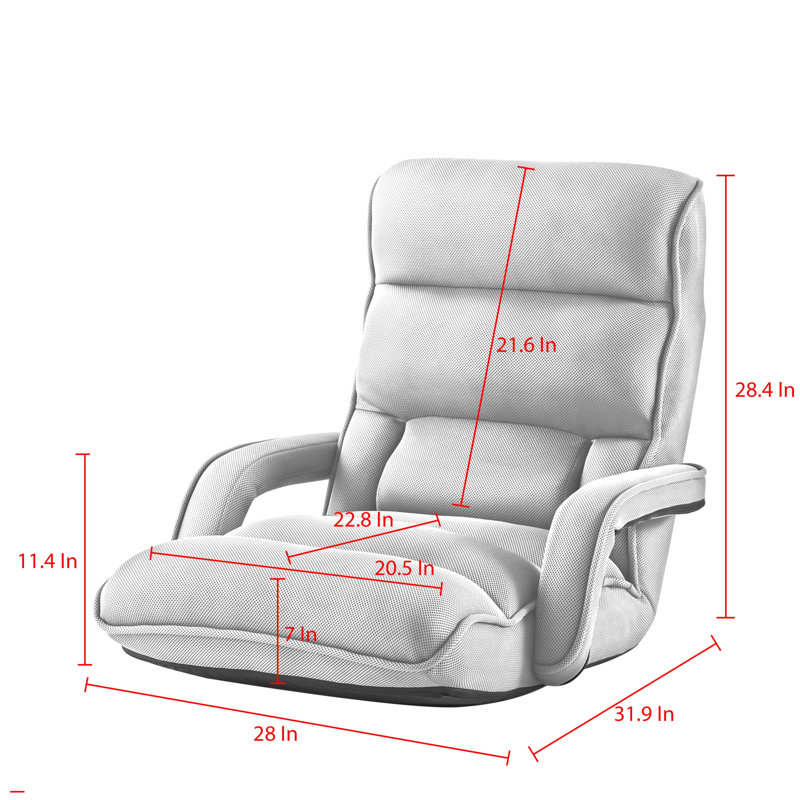 Fauteuil inclinable Mesh, bleu, Beige