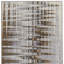 Tapis bleu, orange et gris