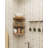 Rustic Wood Corner Shelf 3pcs
