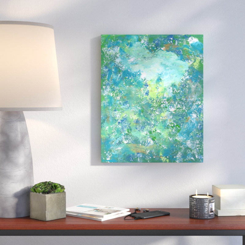 « de mer »-impression sur toile tendue, H 20 po x l 16 po