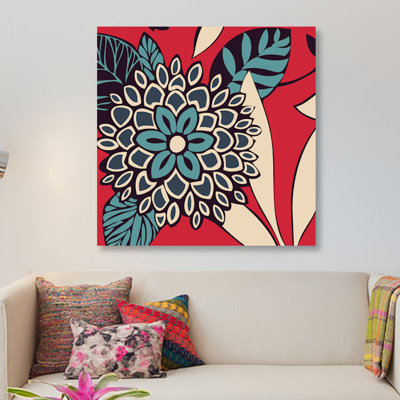 « fleuri », impression sur toile tendue