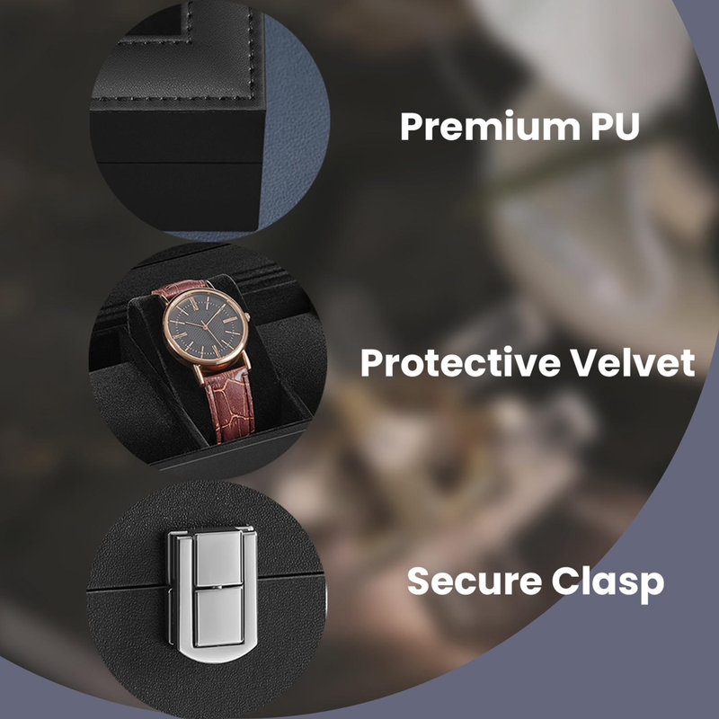 Medium Density Fibreboard Watch Box + Dividers