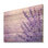 Lavande Meadows In France III - Art mural traditionnel en bois sur bois de pin naturel