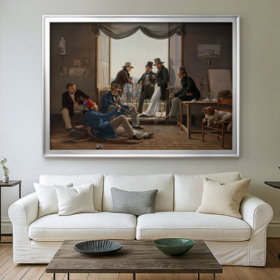A Group of Danish Artists in Rome (Misattributed)-Constantin Hansen-Framed Gallery Wrapped Canvas-1837
