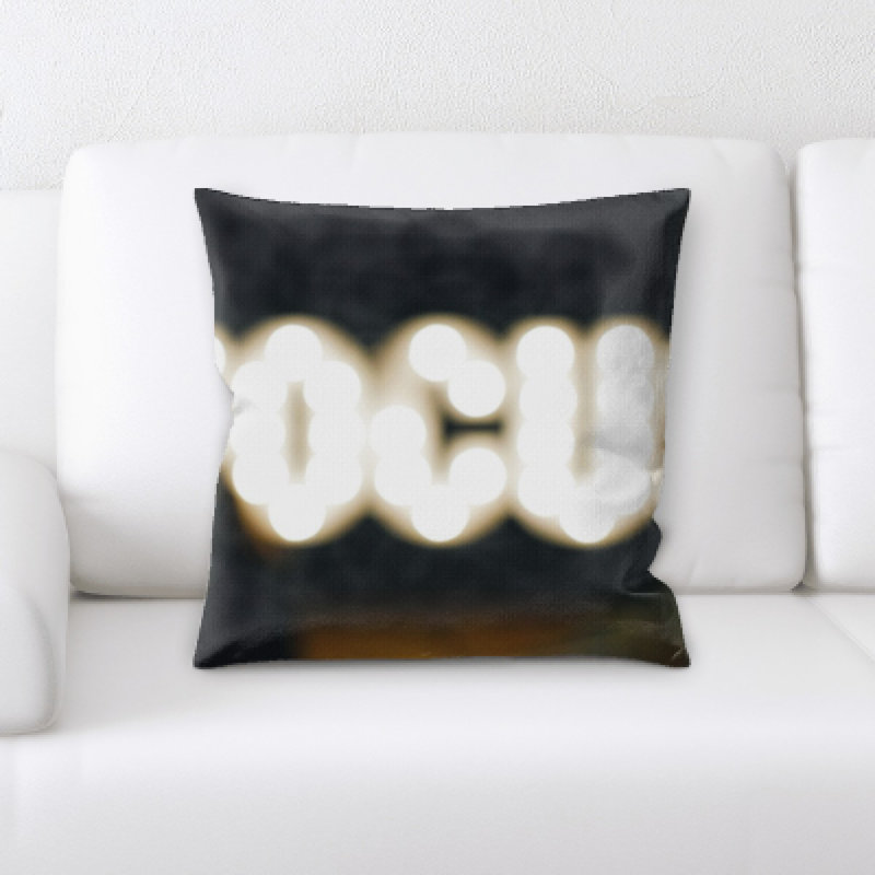 Coussin décoratif flou