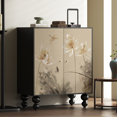 Armoire de rangement à chaussures en bois massif