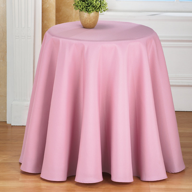 Xochitl Round Tablecloth, Rose, 70" x 70"