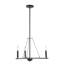 Luminaire suspendu de style bougie à 3 lumières DEL Zyian-210804315