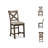 Hannalise Upholstered Counter Stool with Solid Wood Frame