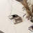 Stainless steel rectangular dining table set-109694604