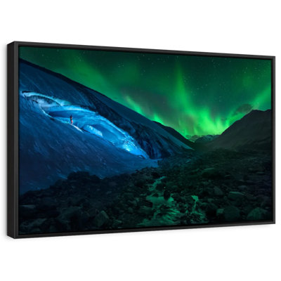 Athabasca Cave Aurora Canvas Print