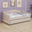 Upholstered Daybed With Light And Trundle-898233056