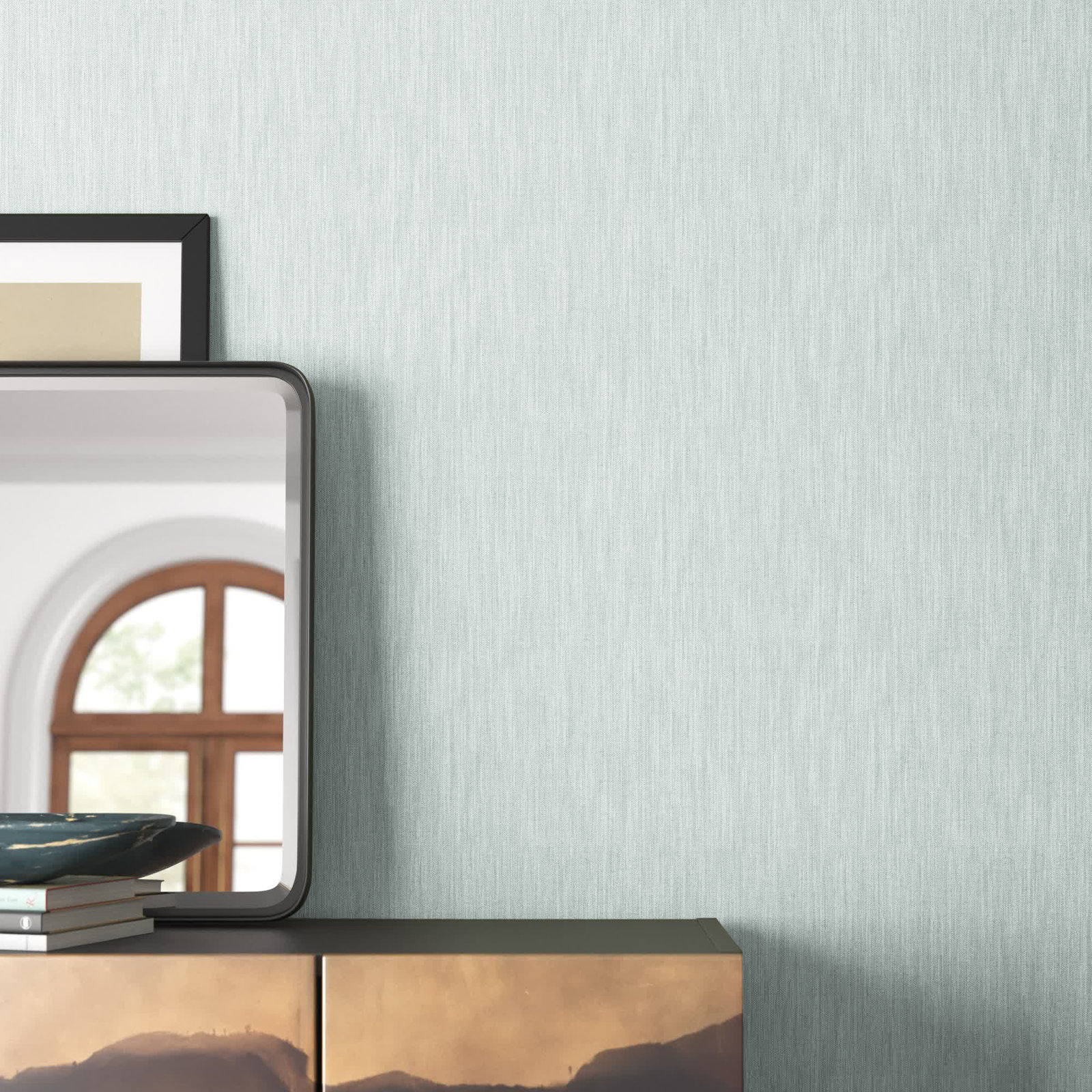 Kimpel Wallpaper, Light Blue
