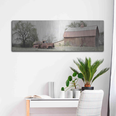 'The Rusty Flower Box' by Lori Deiter, Metal Wall Art