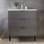 80mm Single Bathroom Vanity with Integrated Ceramic Basin-119716440