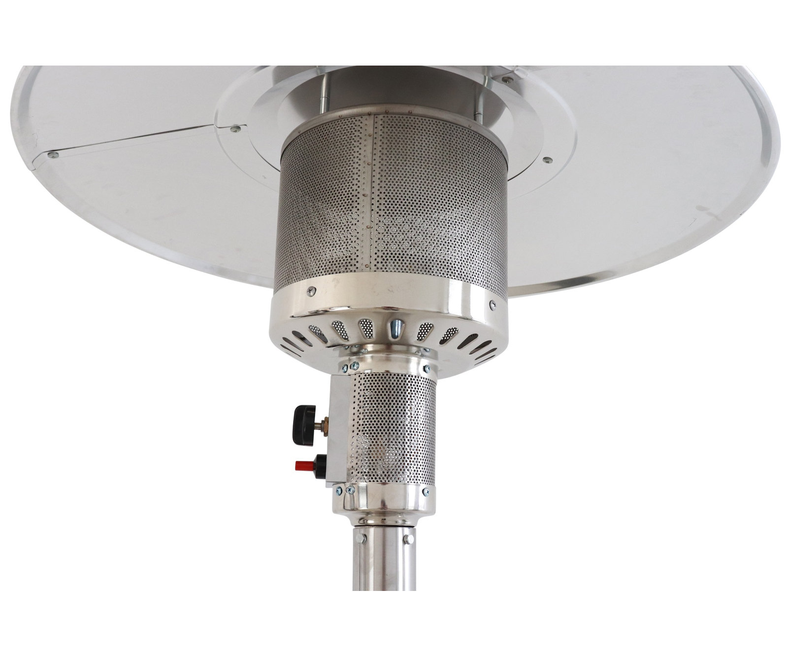 Lorcan Standing Patio Heater, Stainless Steel
