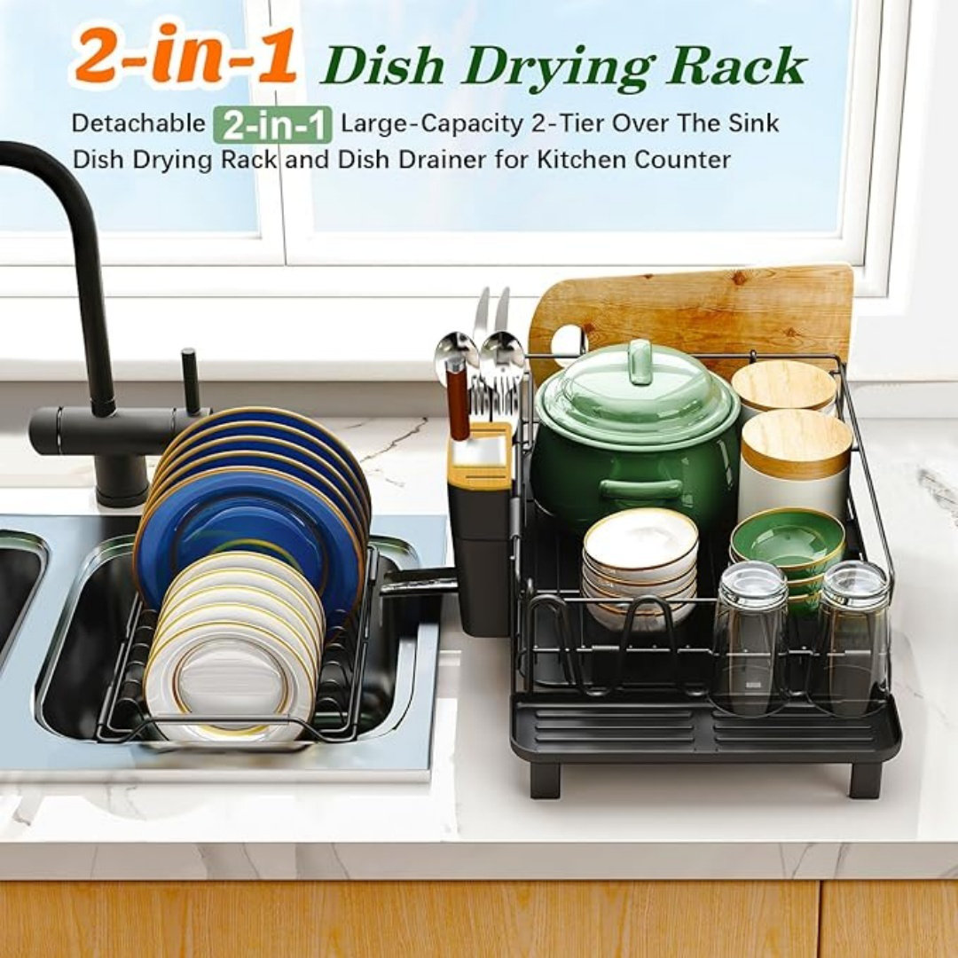 Factory Direct Wholesales NN Large Dish Drying Rack With Drainboard Set ...
