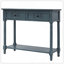 Console Daisy Series avec deux tiroirs et une tablette inférieure (bleu marine)-90338872