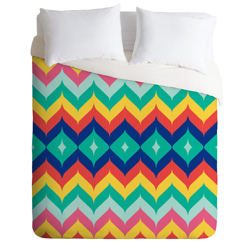 Juliana Curi Geometric Shapes Duvet Cover