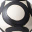 Vase en résine peinte à la main Wabi-Sabi, vase décoratif en cercle abstrait noir et blanc de 13 po, centre de table console de campagne moderne