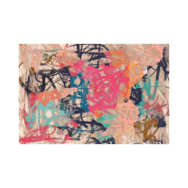 Abstract Love by Maximiliano Casal - Wrapped Canvas Painting, 152.5 cm H x 101.5 cm W