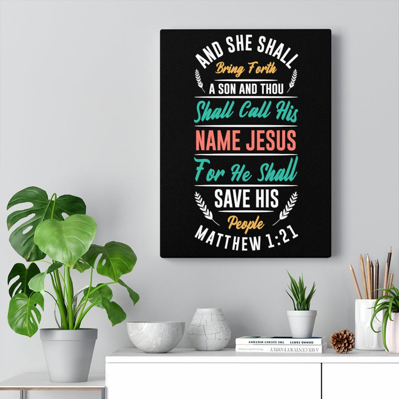 Save His People - Wrapped Canvas Print, 41cm H x 30cm W