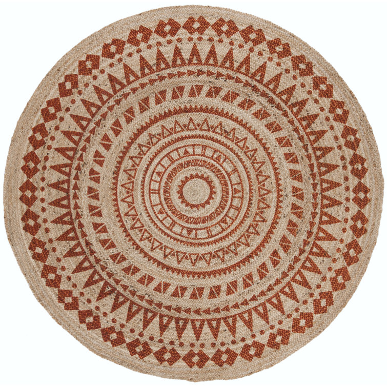 Desroches Hand Woven Jute Oriental Rug