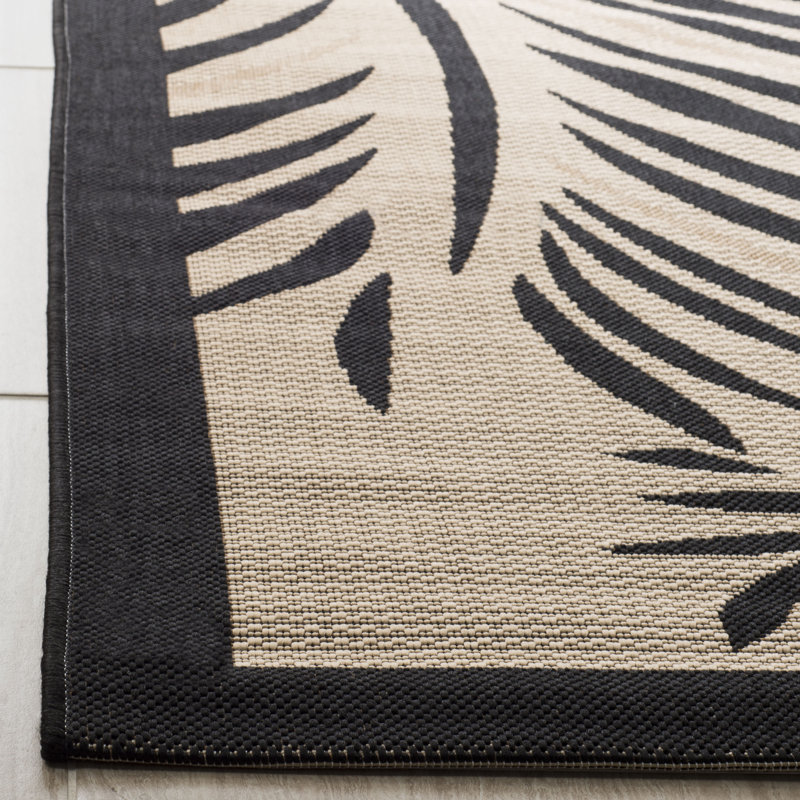 Tapis performance à motif floral Bridgeville, Rectangle 6 pi 7 po x 9 pi 6 po