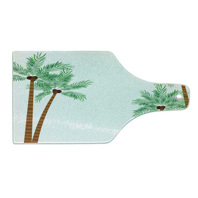 East Urban Home Glass Aloha Cutting Board