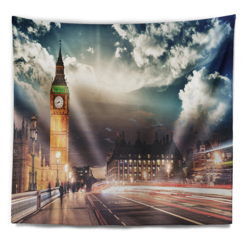 Polyester Tapestry, 32" H x 39" W