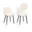 Syne 41cm H Polyester Blend Upholstered Metal Spindle Side Chair-204202467