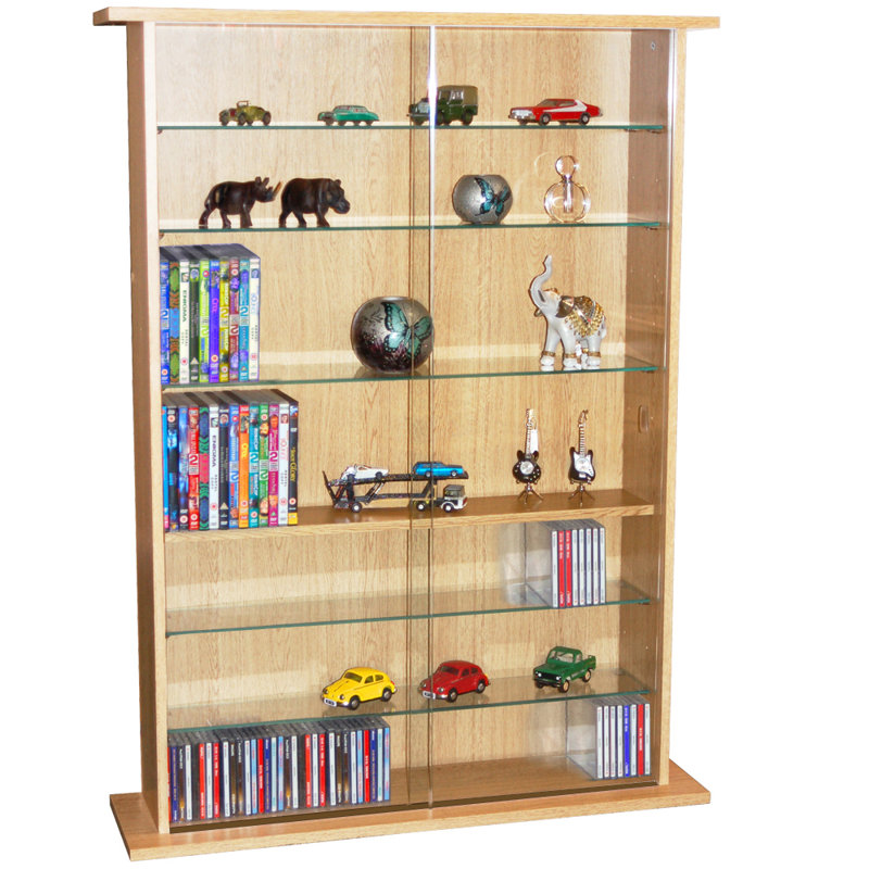 123.5 cm H Media Shelves, Beech