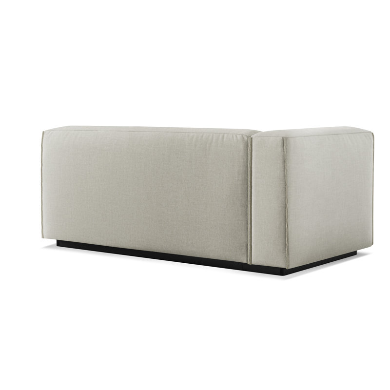 Cleon Chaise Lounge, Maharam Meld in Panda, Left Hand Facing