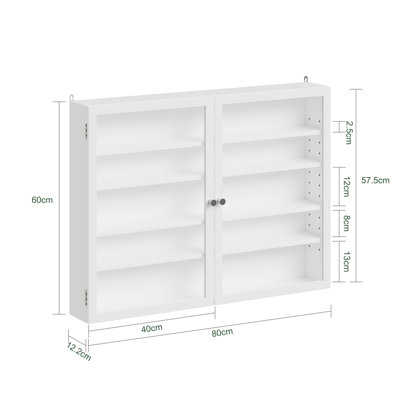 80 cm W Display Cabinet