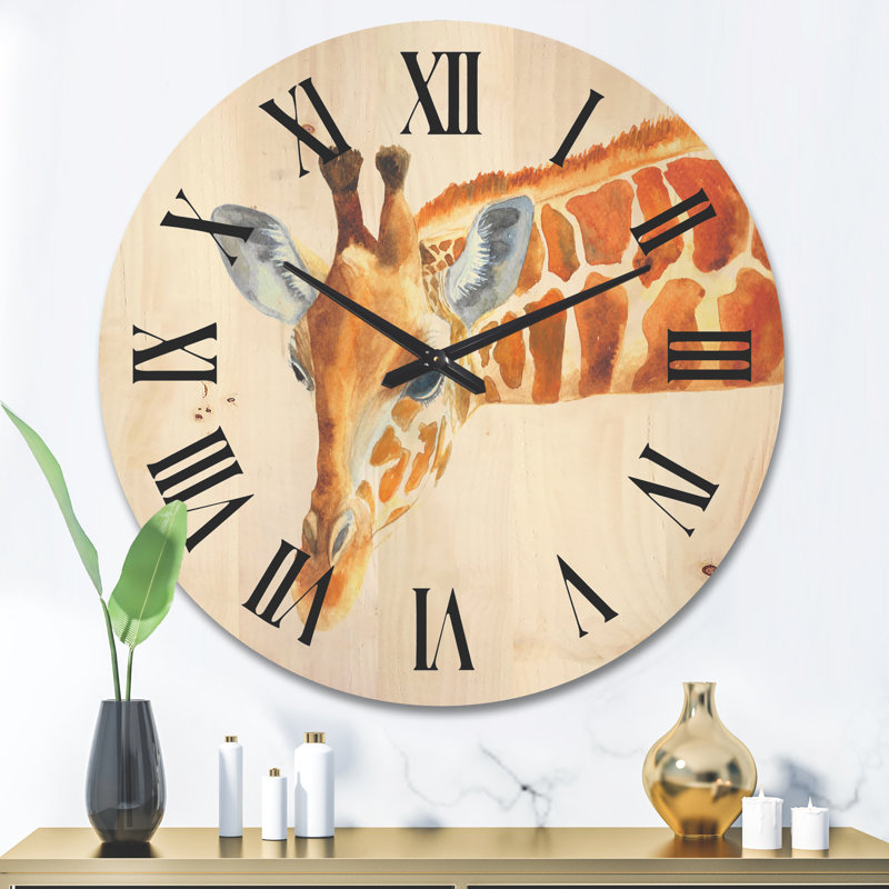 Horloge murale en bois, Grand