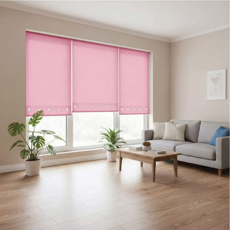 Semi Sheer, 165 cm L x 120 cm W, Pink