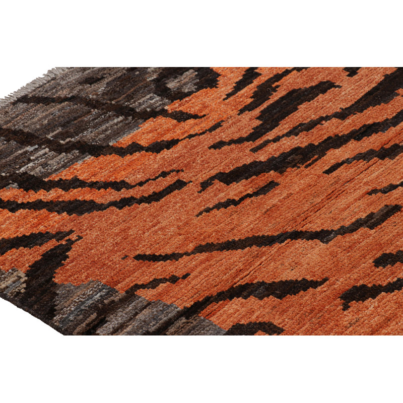Hand Knotted Wool Area Rug