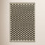 Azle Charcoal Beige Hand-Woven Wool Rug