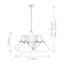 Redfern 4 - Light Shaded Chandelier